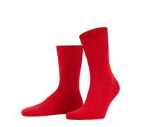 FALKE Run U So algodón lisos 1 par, Calcetines Unisex adulto, Rojo Fire 8150, 39-41