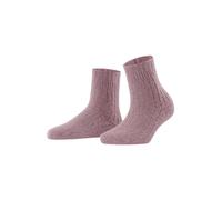 FALKE Bedsock Rib W Hp lana cachemira gruesos estampados 1 par, Calcetines Mujer, Rojo Brick 8770, 35-38