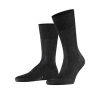 FALKE Tiago M So algodón fil d'Écosse sostenible lisos 1 par, Calcetines Hombre, Gris Anthracite Melange 3095, 45-46