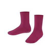 FALKE Catspads K Hp algodón lana puños en la suela 1 par, Calcetines para casa Unisex niños, Morado Fuchsia 8856, 27-30