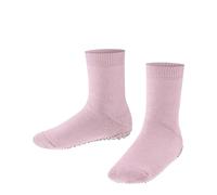 FALKE Catspads K Hp algodón lana puños en la suela 1 par, Calcetines para casa Unisex niños, Rosa Thulit 8663, 31/34 EU
