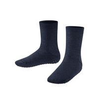 FALKE Catspads K Hp algodón lana puños en la suela 1 par, Calcetines para casa Unisex niños, Azul Dark Denim 6719, 27-30