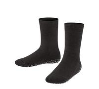 FALKE Catspads K Hp algodón lana puños en la suela 1 par, Calcetines para casa Unisex niños, Negro Black 3000, 23-26