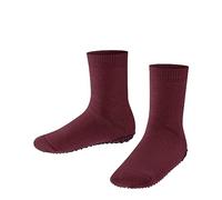 FALKE Catspads K Hp algodón lana puños en la suela 1 par, Calcetines para casa Unisex niños, Rojo Coral 8833, 39-42