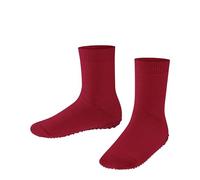 FALKE Catspads K Hp algodón lana puños en la suela 1 par, Calcetines para casa Unisex niños, Rojo Lipstick 8000, 19-22