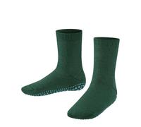 FALKE Catspads K Hp algodón lana puños en la suela 1 par, Calcetines para casa Unisex niños, Verde Eagle Green 7953, 23-26