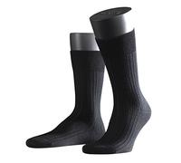 FALKE City Bristol Pure - Calcetines para hombre (3 unidades) Negro (3000) 43-44