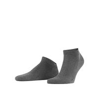 FALKE ClimaWool M Sn lana lyocell lisos 1 par, Calcetines cortos Hombre, Gris Light Grey Melange 3216, 43-44