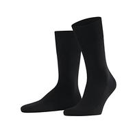 FALKE ClimaWool M So lana lyocell lisos 1 par, Calcetines Hombre, Negro Black 3000, 41-42