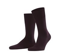 FALKE ClimaWool M So lana lyocell lisos 1 par, Calcetines Hombre, Rojo Barolo 8596, 43-44