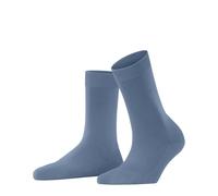 FALKE ClimaWool W So lana lyocell lisos 1 par, Calcetines Mujer, Azul Sky Blue 6876, 39-40