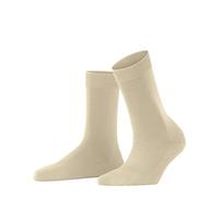 FALKE ClimaWool W So lana lyocell lisos 1 par, Calcetines Mujer, Beis Cream 4011, 39-40