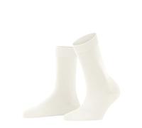 FALKE ClimaWool W So lana lyocell lisos 1 par, Calcetines Mujer, Blanco Off-White 2040, 37-38