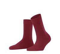 FALKE ClimaWool W So lana lyocell lisos 1 par, Calcetines Mujer, Rojo Scarlet 8228, 37-38