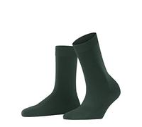 FALKE ClimaWool W So lana lyocell lisos 1 par, Calcetines Mujer, Verde Hunter Green 7441, 39-40