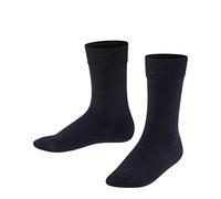 FALKE Comfort Wool K So lana algodón lisos 1 par, Calcetines Unisex niños, Azul Dark Marine 6170, 31-34