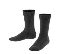 FALKE Comfort Wool K So lana algodón lisos 1 par, Calcetines Unisex niños, Gris Anthracite Melange 3080, 39-42