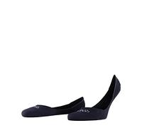 FALKE Cool 24/7 M In algodón invisibles lisos 1 par, Calcetines pinkies Hombre, Azul Dark Navy 6375, 39-40