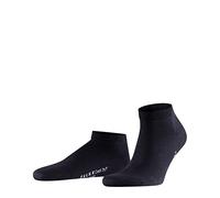 FALKE Cool 24/7 M Sn algodón lisos 1 par, Calcetines cortos Hombre, Azul Dark Navy 6375, 41-42