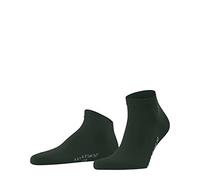 FALKE Cool 24/7 M Sn algodón lisos 1 par, Calcetines cortos Hombre, Verde Hunter Green 7441, 45-46