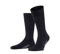 FALKE Cool 24/7 M So algodón lisos 1 par, Calcetines Hombre, Azul Dark Navy 6375, 41-42