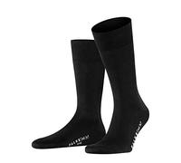 FALKE Cool 24/7 M So algodón lisos 1 par, Calcetines Hombre, Negro Black 3000, 43-44