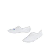 FALKE Cool Kick Invisible K In suave transpirable secado rápido invisibles lisos 1 par, Calcetines pinkies Unisex niños, Blanco White 2000, 31-34