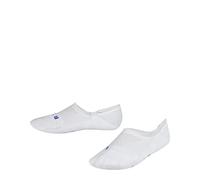 FALKE Cool Kick Invisible K In suave transpirable secado rápido invisibles lisos 1 par, Calcetines pinkies Unisex niños, Blanco White 2000, 35-38
