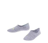 FALKE Cool Kick Invisible K In suave transpirable secado rápido invisibles lisos 1 par, Calcetines pinkies Unisex niños, Gris Light Grey 3400, 31-34