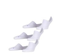 FALKE Cool Kick Invisible Multipack U In suave transpirable secado rápido invisibles lisos 3 pares, Calcetines pinkies Unisex adulto, Blanco White 2000, 42-43