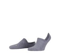 FALKE Cool Kick Invisible U In suave transpirable secado rápido invisibles lisos 1 par, Calcetines pinkies Unisex adulto, Gris Light Grey Melange 3775, 35-36