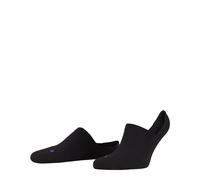 FALKE Cool Kick Invisible U In suave transpirable secado rápido invisibles lisos 1 par, Calcetines pinkies Unisex adulto, Negro Black 3000, 37-38