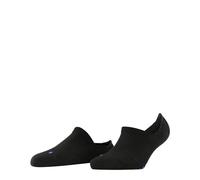 FALKE Cool Kick Invisible W In suave transpirable secado rápido invisibles lisos 1 par, Calcetines pinkies Mujer, Negro Black 3000, 35-36
