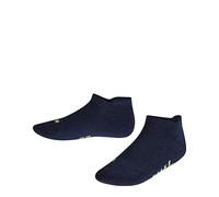 FALKE Cool Kick Sneaker K Sn suave transpirable secado rápido lisos 1 par, Calcetines cortos Unisex niños, Azul Marine 6120, 31-34