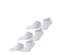 FALKE Cool Kick Sneaker Multipack U Sn suave transpirable secado rápido lisos 3 pares, Calcetines cortos Unisex adulto, Blanco White 2000, 39-41