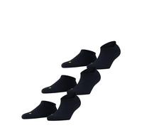 FALKE Cool Kick Sneaker Multipack U Sn suave transpirable secado rápido lisos 3 pares, Calcetines cortos Unisex adulto, Azul Marine 6120, 42-43