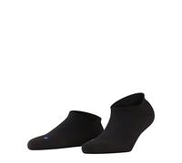FALKE Cool Kick Sneaker W Sn suave transpirable secado rápido lisos 1 par, Calcetines cortos Mujer, Negro Black 3000-O, 35-36