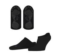 FALKE Cool Kick U Hp suave transpirable secado rápido puños en la suela 1 par, Calcetines para casa Unisex adulto, Negro Black 3000, 44/45 EU
