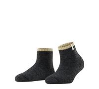 FALKE Cosy Plush W Sso lana alpaca estampados 1 par, Calcetines Mujer, Gris Anthracite Melange 3081, 35-38
