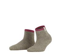 FALKE Cosy Plush W Sso lana alpaca estampados 1 par, Calcetines Mujer, Marrón Nut Melange 4770, 35-38