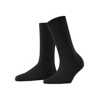 FALKE Cosy Wool Boot W So lana lisos 1 par, Calcetines Mujer, Gris Anthracite Melange 3080, 35-38