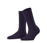 FALKE Cosy Wool Boot W So lana lisos 1 par, Calcetines Mujer, Rojo Wineberry 8761, 35-38