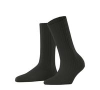 FALKE Cosy Wool Boot W So lana lisos 1 par, Calcetines Mujer, Verde Military 7826, 35-38