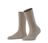FALKE Cosy Wool Special Edition W So lana cachemira lisos 1 par, Calcetines Mujer, Beis Beige Melange 4091, 39-40