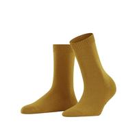 FALKE Cosy Wool W So lana cachemira lisos 1 par, Calcetines Mujer, Amarillo Amber 1851, 35-38