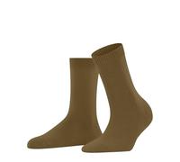 FALKE Cosy Wool W So lana cachemira lisos 1 par, Calcetines Mujer, Amarillo Old Brass 1220, 35-38