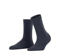 FALKE Cosy Wool W So Lana Cachemira Unicolor 1 Par Calcetines, Azul (Dark Blue Melange 6688), 35-38 para Mujer