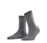 FALKE Cosy Wool W So lana cachemira lisos 1 par, Calcetines Mujer, Gris Light Grey Melange 3390, 35-38