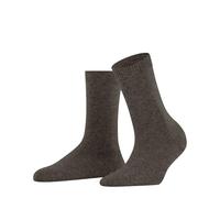 FALKE Cosy Wool W So Lana Cachemira Unicolor 1 Par Calcetines, Marrón (Porto Melange 5201), 39-42 para Mujer