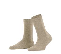 FALKE Cosy Wool W So Lana Cachemira Unicolor 1 Par Calcetines, Beige (Beige Melange 4091), 35-38 para Mujer